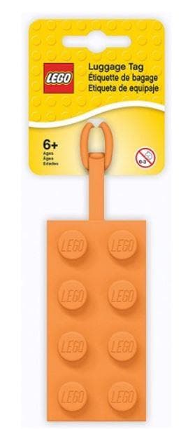Orange Brick Luggage Tag LEGO set (#52608-1)