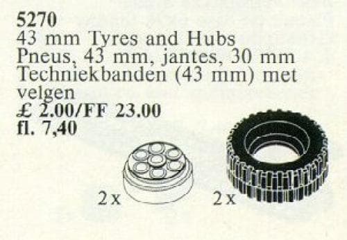 43 mm Tires and Hubs / 43 mm Tyres and Hubs