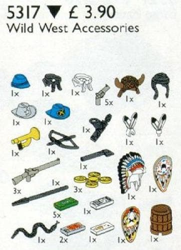 Wild West Accessories LEGO set (#5317-1)