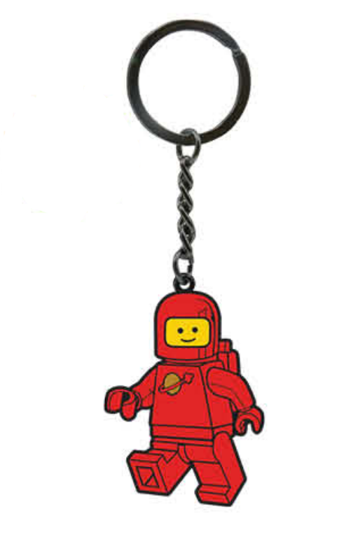 Spaceman Keychain Red