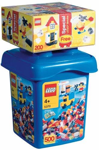 Large Make and Create Bucket with Special LEGO Bonus Bricks (Bucket and its contents only) LEGO set (#5370a-1)