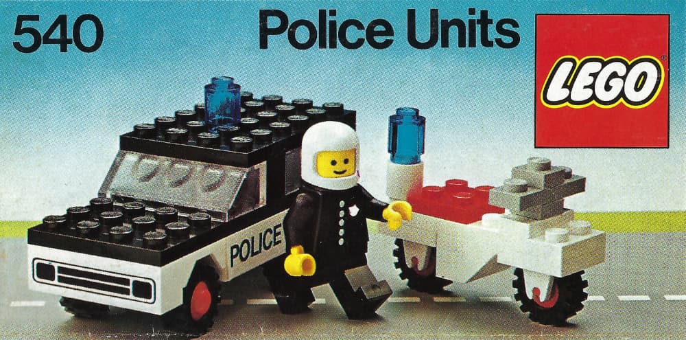 Police Units LEGO Classic Town set (#540-2, 1979)