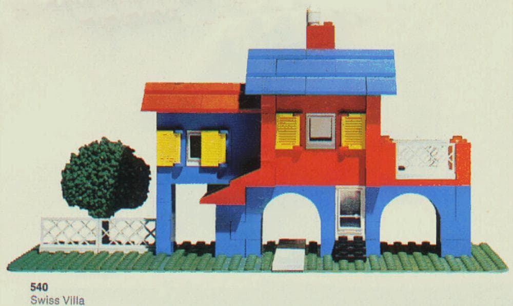Swiss Villa LEGO set (#540-3, 1973)