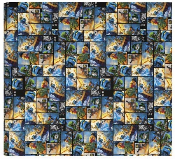 Ninjago Lightning Battle Wrapping Paper