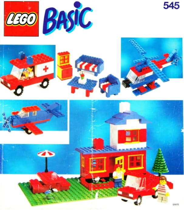 Build-N-Store Chest LEGO set (#545-1, 1990)