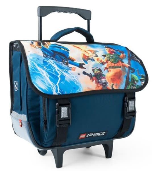 Ninjago Lightning Battle School Bag Trolley