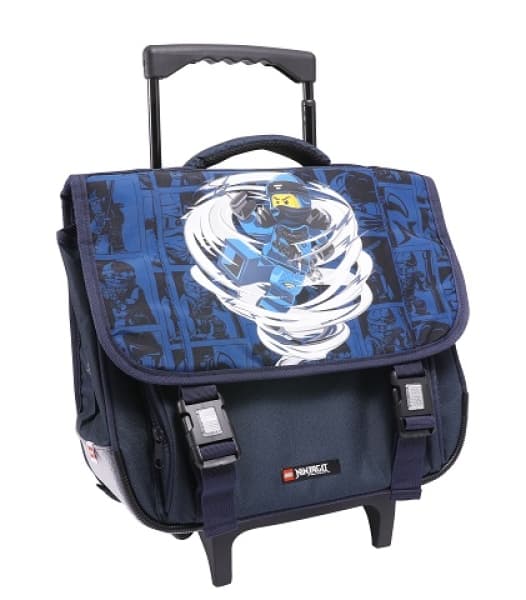 Ninjago Spinjitzu Jay School Bag Trolley