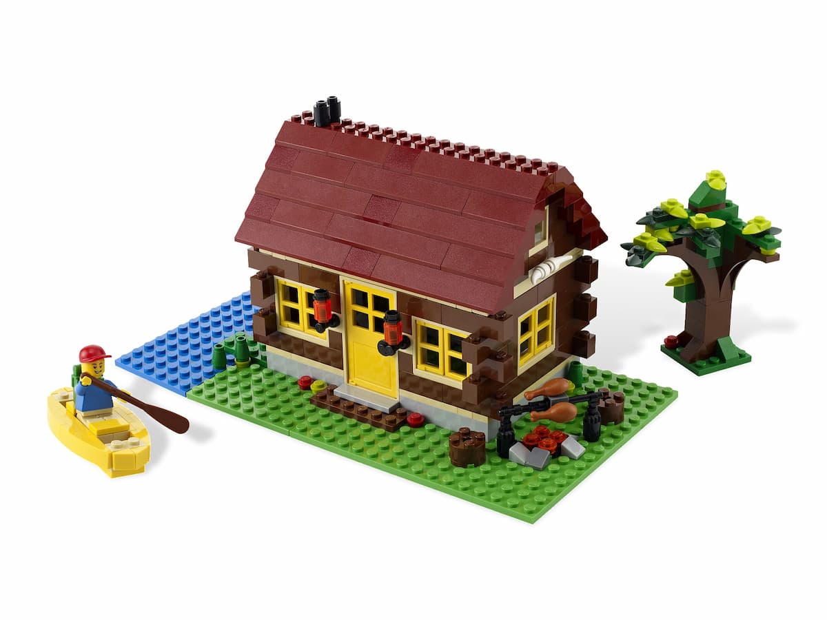 Log Cabin LEGO set (#5766-1, 2011)