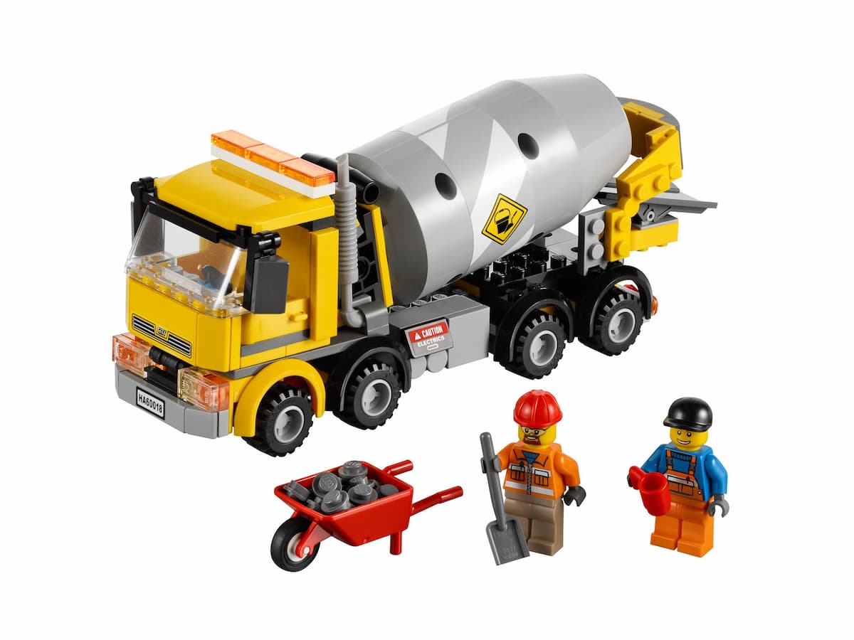 Cement Mixer LEGO set (#60018-1, 2013)