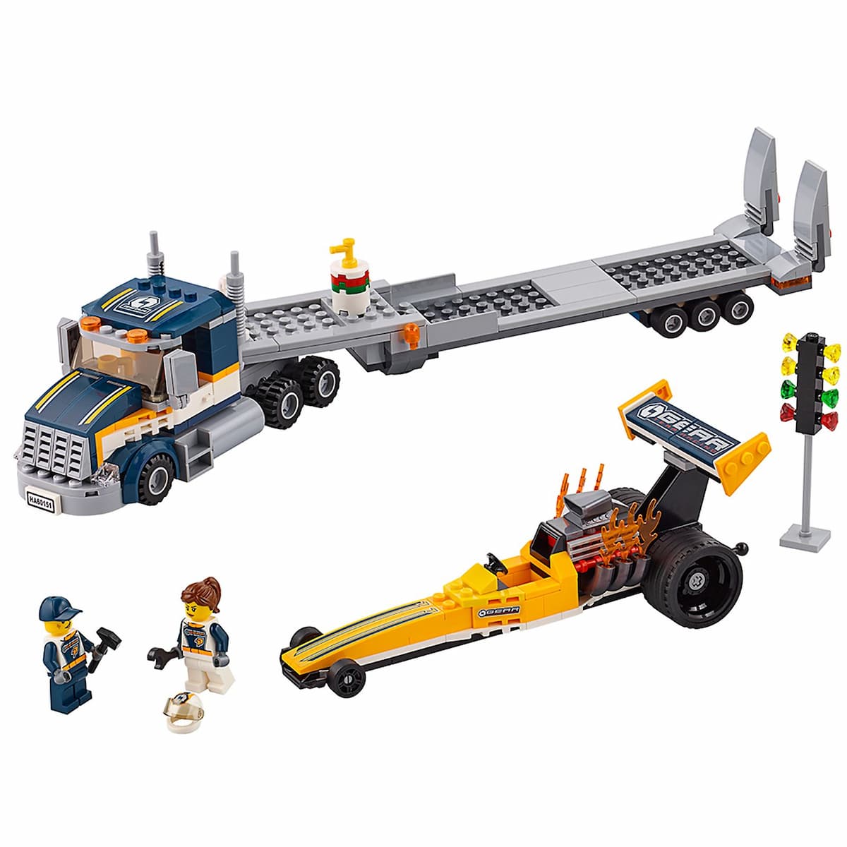 Dragster Transporter LEGO set (#60151-1)