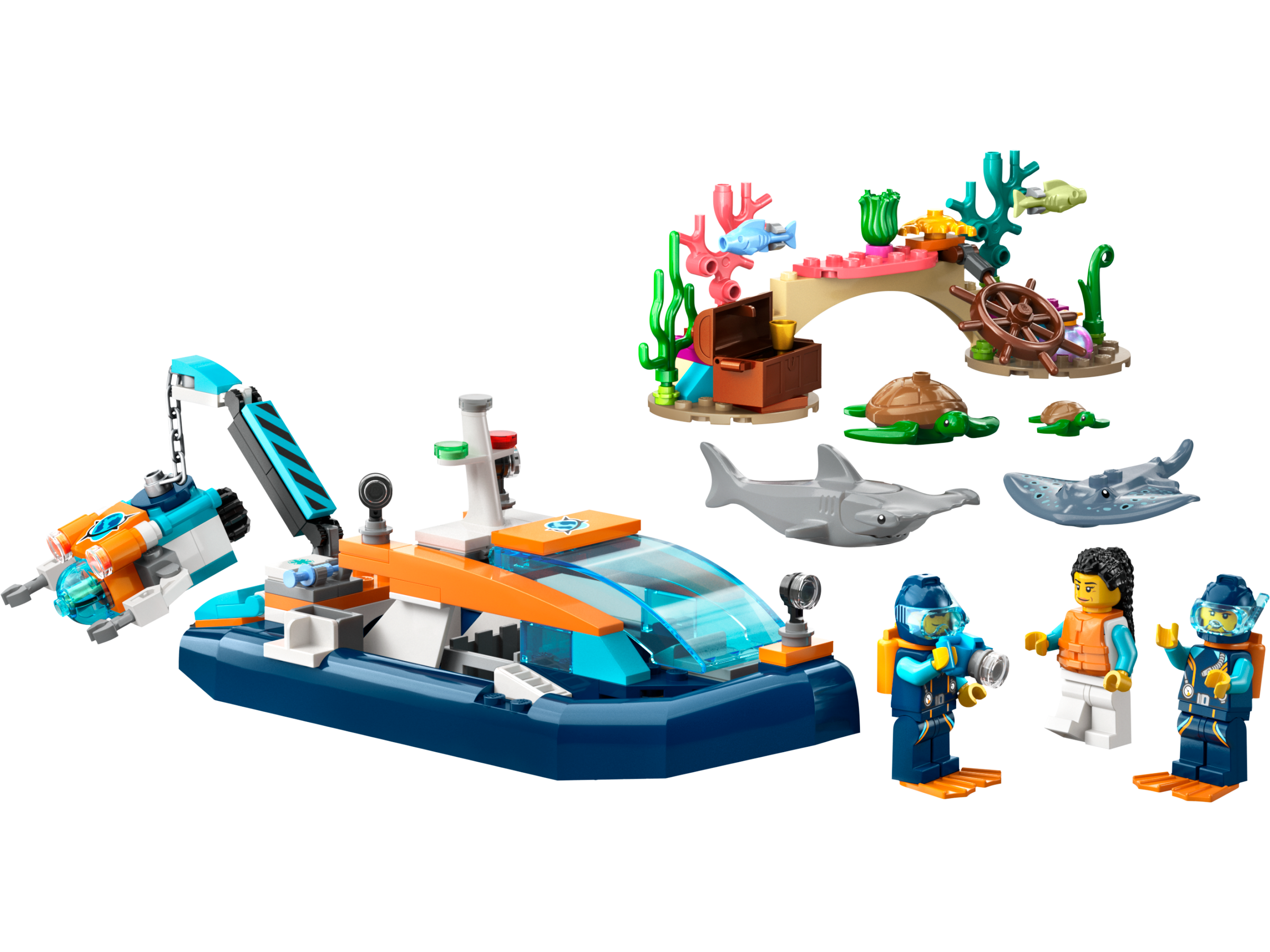 Explorer Diving Boat LEGO set (#60377-1)