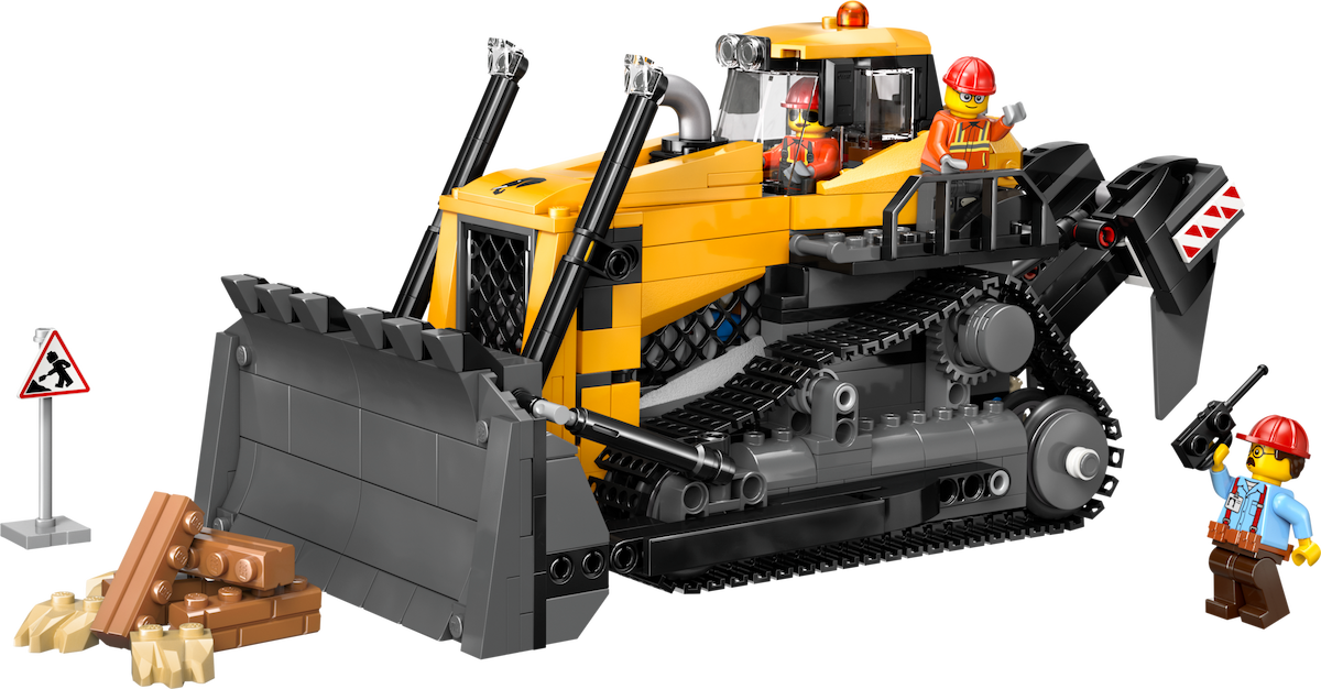Yellow Bulldozer LEGO set (#60466-1)