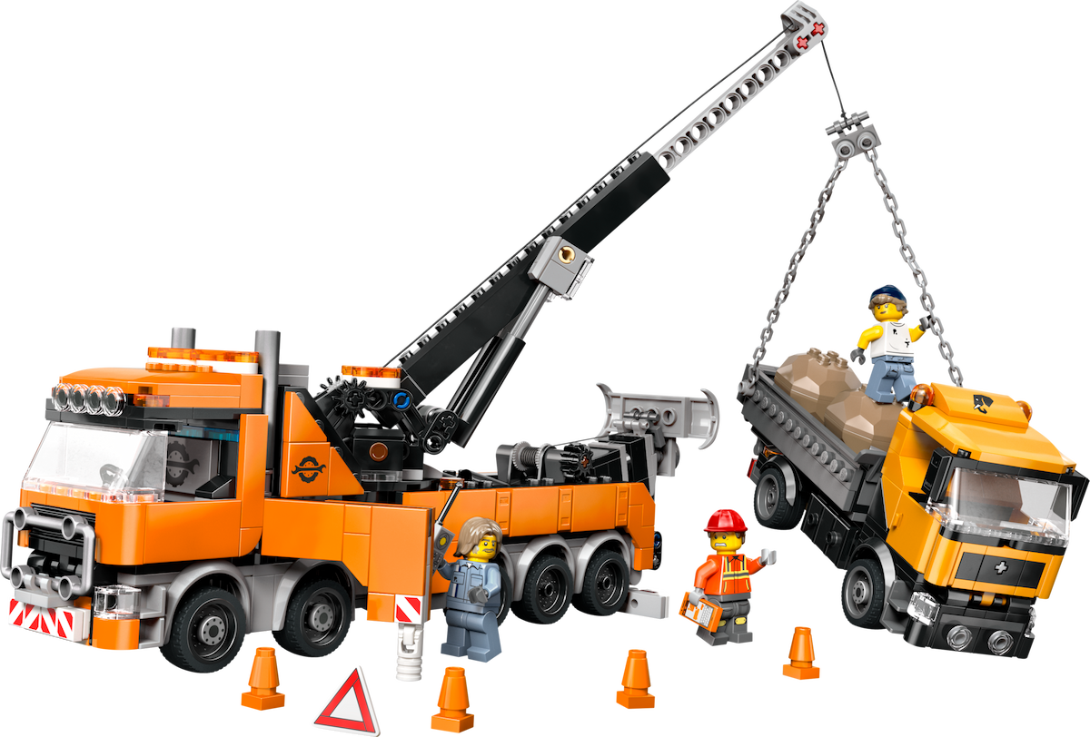 Heavy-Duty Recovery Tow Truck with Crane