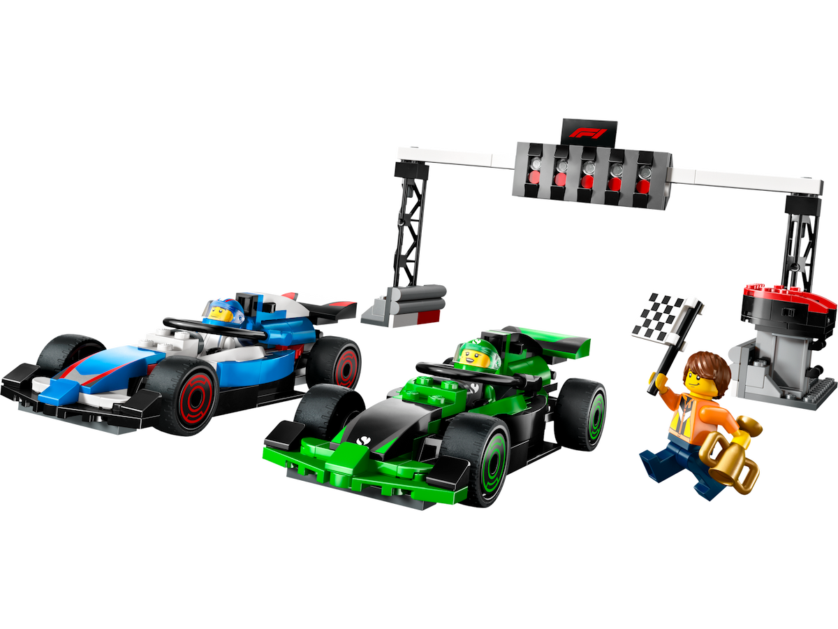 F1 Grid with VCARB & Sauber Race Cars LEGO set (#60474-1)