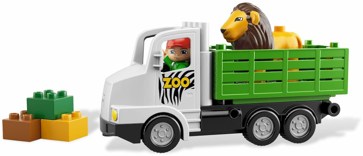Zoo Truck LEGO Town set (#6172-1, 2012)
