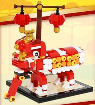 Lion Dance LEGO set (#6244853-1)