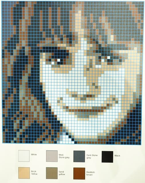 Hermione Granger Mosaic LEGO set (#6268522-1)