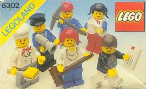 Mini-Figure Set LEGO set (#6302-1, 1982)