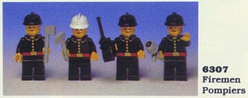 Firemen LEGO set (#6307-1, 1983)