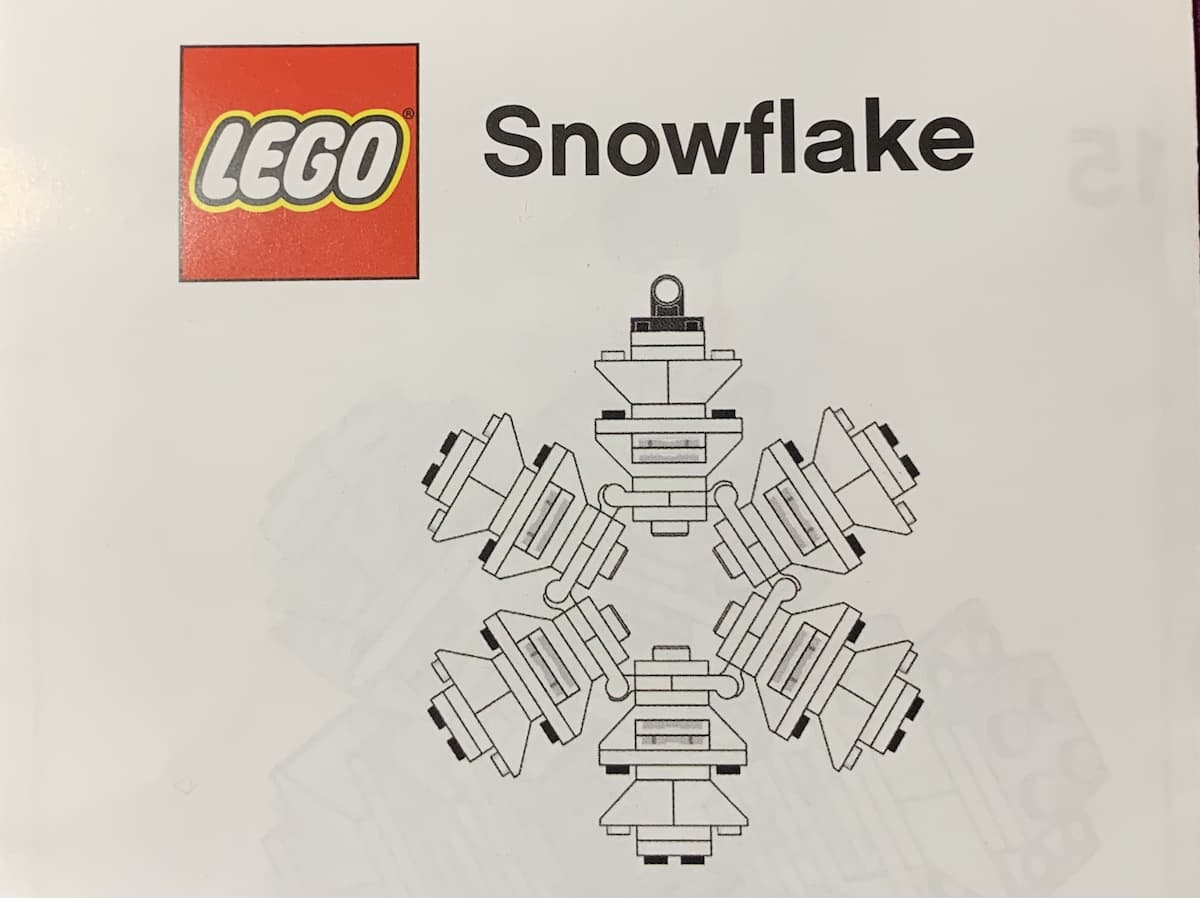 Snowflake LEGO set (#6349566-1)