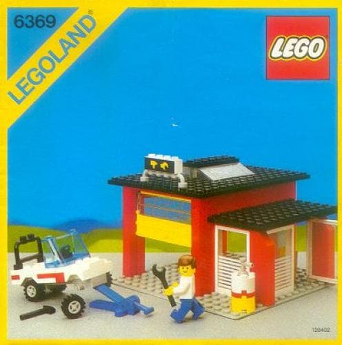 Garage LEGO set (#6369-1, 1985)