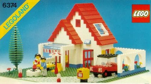Holiday Home LEGO set (#6374-1, 1983)