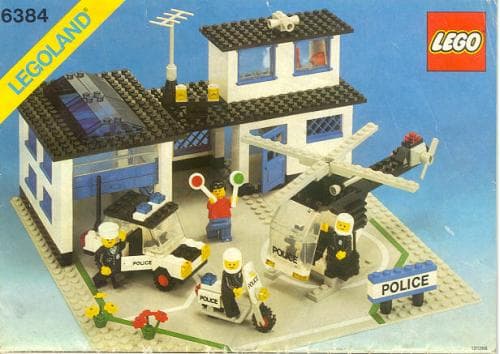Police Station LEGO set (#6384-1, 1983)