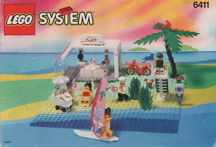 Sand Dollar Cafe LEGO set (#6411-1)