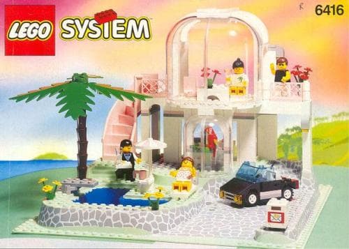 Poolside Paradise LEGO set (#6416-1, 1992)