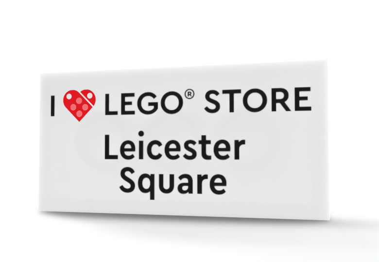 I [Heart] LEGO Store Leicester Square Tile LEGO set (#6424685-1)