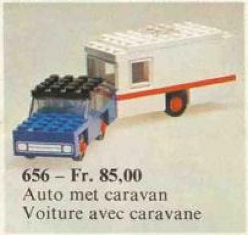 Car and Caravan LEGO set (#656-1)