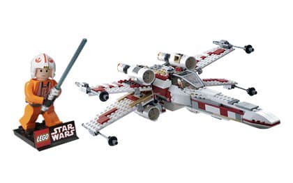 X-wing Fighter and Luke Pilot Maquette Co-Pack LEGO Star Wars set (#66221-1, 2007)