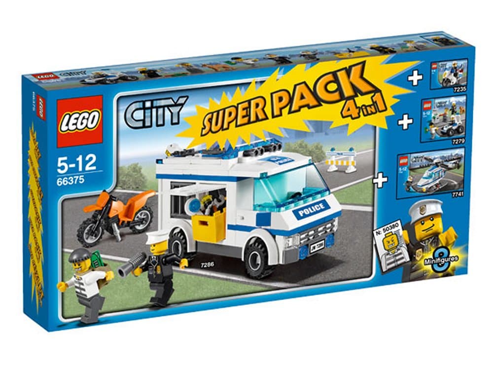 City Super Pack 4 in 1 LEGO set (#66375-1)