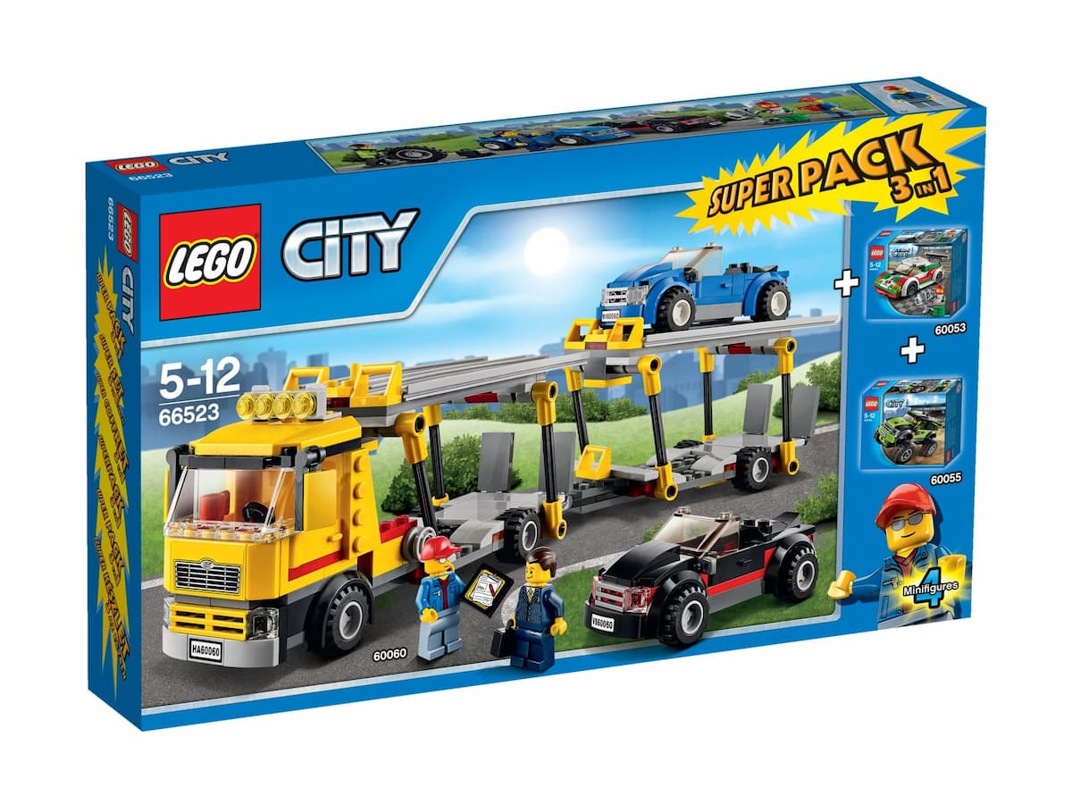 City Super Pack 3-in-1 LEGO City set (#66523-1, 2015)