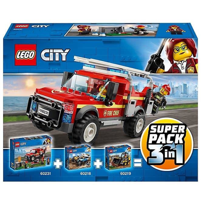 City Vehicles Super Pack 3-in-1 LEGO City set (#66614-1, 2019)