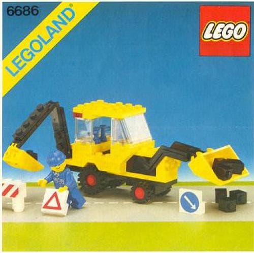 Backhoe LEGO set (#6686-1)