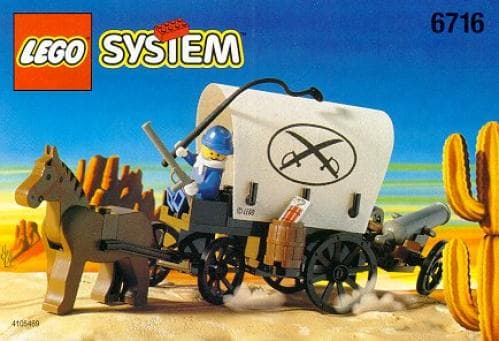 Covered Wagon LEGO set (#6716-1, 1996)