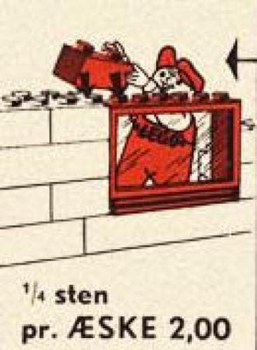 Individual 1 x 2 Bricks LEGO set (#700.1.4-1, 1953)