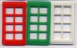 Single 1 x 4 x 2 Window without Glass (ABB) LEGO set (#700.B.1-1, 1950)
