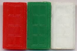 Single 1 x 2 x 4 Door without Glass (ABB) LEGO set (#700.B.4-1, 1950)