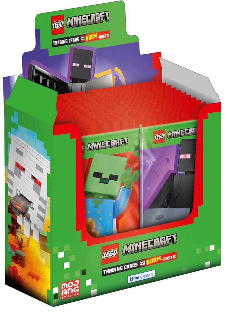 Minecraft Trading Cards Series 2: Boom-Bastic - Sealed Box (50 Packs) LEGO Gear set (#702502-2, 2025)