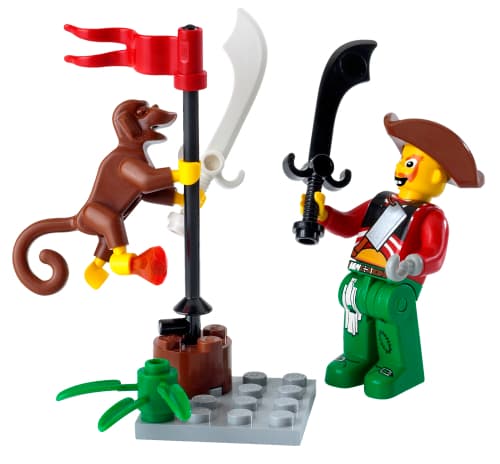Harry Hardtack and Monkey LEGO set (#7081-1)