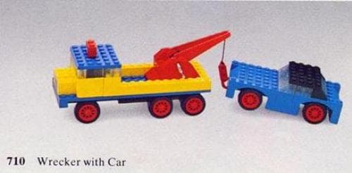 Wrecker with Car LEGO set (#710-1)