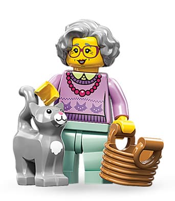 Grandma LEGO set (#71002-14)
