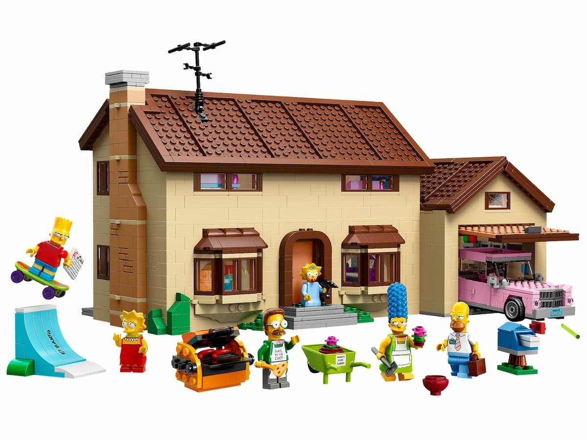 The Simpsons House LEGO set (#71006-1, 2014)
