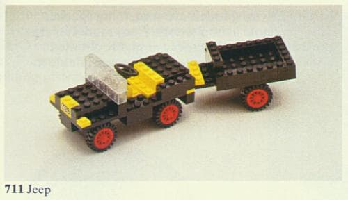 Jeep CJ-5 LEGO set (#711-1)