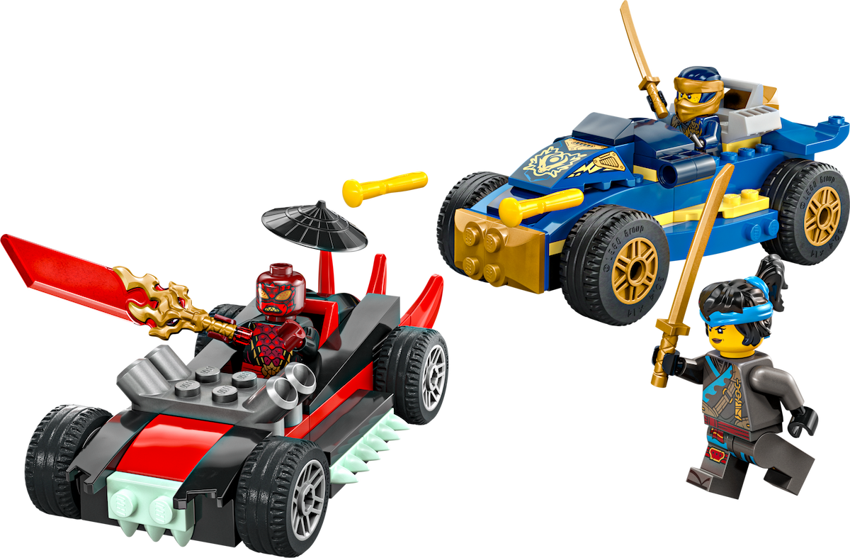 Rogue vs. Drix Race Car Duel