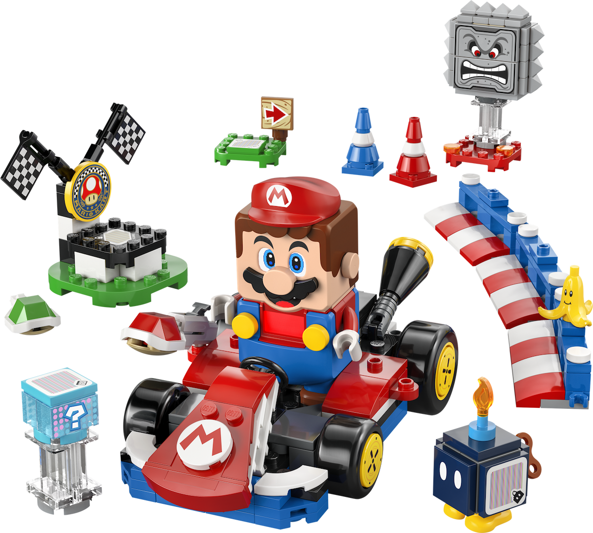 Mario Kart – Interactive LEGO Mario & Standard Kart LEGO set (#72043-1)