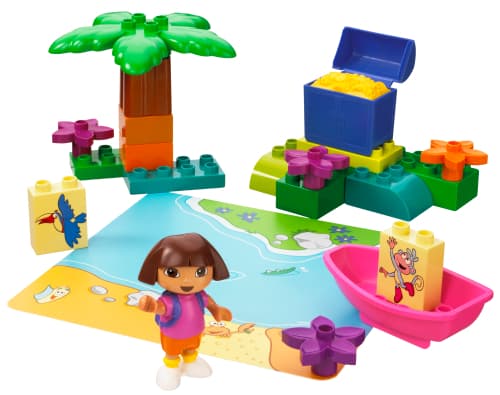 Dora's Treasure Island LEGO set (#7330-1)