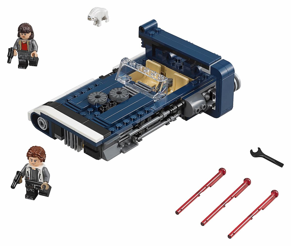Han Solo's Landspeeder LEGO Star Wars set (#75209-1, 2018)